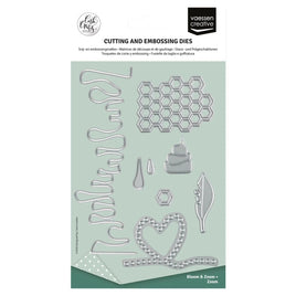 Vaessen Creative • Cutting and Embossing Dies by Carla Creates Zoom 6pcs