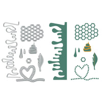 Vaessen Creative • Cutting and Embossing Dies by Carla Creates Zoom 6pcs