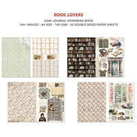 Book Lovers Junk Journal & Ephemera Book A4 32/Pkg