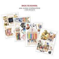 Back To School Junk Journal & Ephemera Book A4 32/Pkg