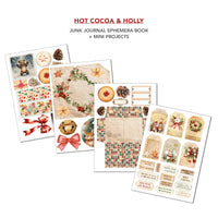 Hot Cocoa & Holly Junk Journal Ephemera Book A4 32/Pkg