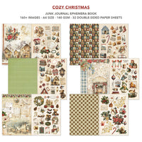 Cozy Christmas Junk Journal & Ephemera Book A4 32/Pkg
