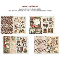 Cozy Christmas Junk Journal & Ephemera Book A4 32/Pkg