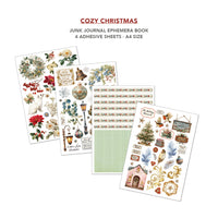 Cozy Christmas Junk Journal & Ephemera Book A4 32/Pkg