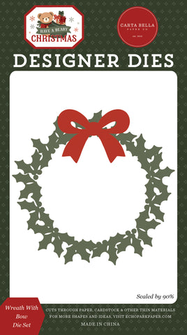 Wreath With Bow Die Set