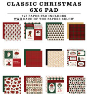 Classic Christmas 6x6 Paper Pad
