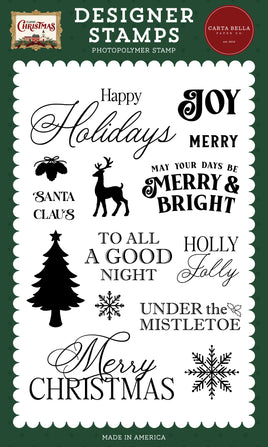Christmas Sentiments Stamp Set