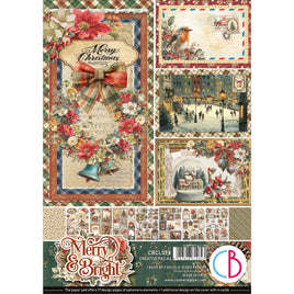 Merry & Bright Creative Pad A4 9/Pkg