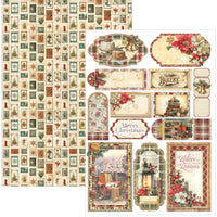 Merry & Bright Creative Pad A4 9/Pkg