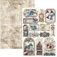 Bohemian Burgundy Creative Pad A4 9/Pkg