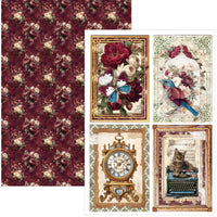 Bohemian Burgundy Creative Pad A4 9/Pkg