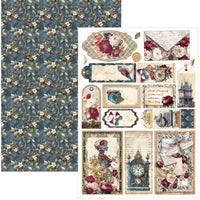 Bohemian Burgundy Creative Pad A4 9/Pkg