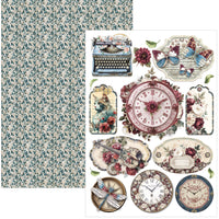 Bohemian Burgundy Creative Pad A4 9/Pkg