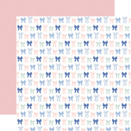 Perfect Day Bows - Carta Bella Flower Shoppe Cardstock 12"X12"