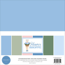 Flower Shoppe - Carta Bella Solids Kit 12"X12"