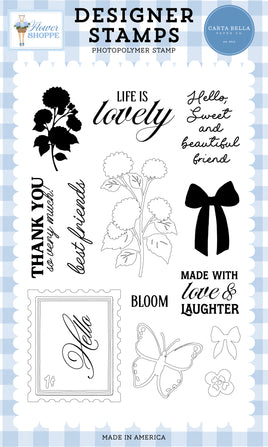 Hydrangea - Carta Bella Stamp Set