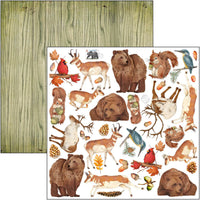 Ciao Bella Into The Wild Paper Pad 8"x8" 12/Pkg