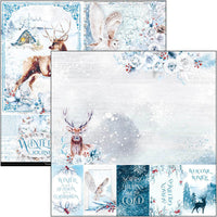 Ciao Bella Winter Journey Paper Pad 8"x8" 12/Pkg