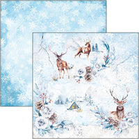 Ciao Bella Winter Journey Paper Pad 8"x8" 12/Pkg