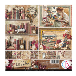 Book Lovers Pad 8"x8" 12/Pkg