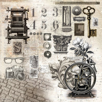 Typographic Pad 8"x8" 12/Pkg