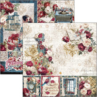 Bohemian Burgundy Pad 8"x8" 12/Pkg