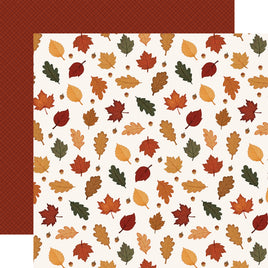 Carta Bella Here Comes Autumn Cardstock 12"X12" - Colors Of Fall Leaves