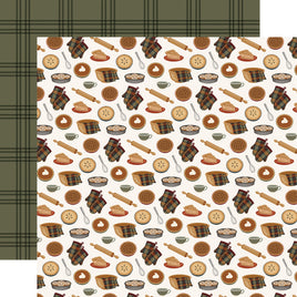 Carta Bella Here Comes Autumn Cardstock 12"X12" - Harvest Baking Days