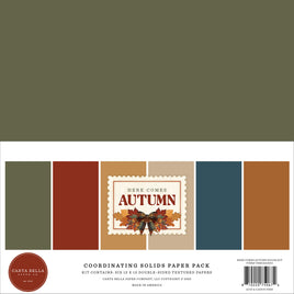 Here Comes Autumn - Carta Bella Solids Collection Kit 12"X12"