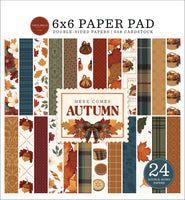 Here Comes Autumn - Carta Bella Double-Sided Paper Pad 6"X6"
