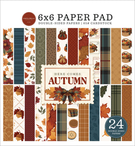 Here Comes Autumn - Carta Bella Double-Sided Paper Pad 6"X6"