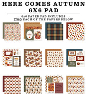 Here Comes Autumn - Carta Bella Double-Sided Paper Pad 6"X6"