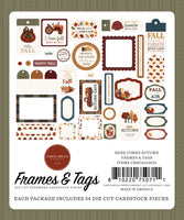 Here Comes Autumn - Carta Bella Tags & Frames Ephemera
