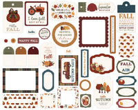 Here Comes Autumn - Carta Bella Tags & Frames Ephemera