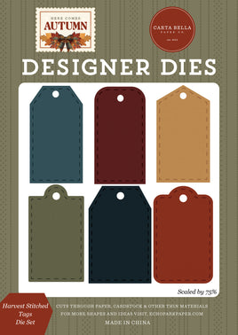 Harvest Stitched Tags - Carta Bella Die Set