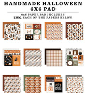 Handmade Halloween - Carta Bella Double-Sided Paper Pad 6"X6"