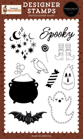 Spooky Sparkles - Carta Bella Stamp Set