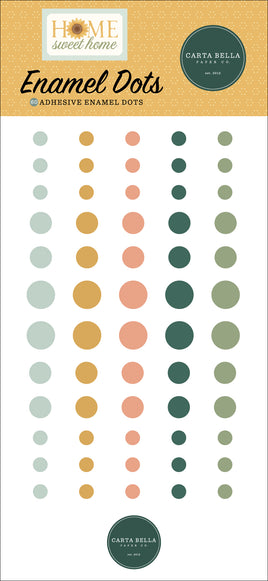 Home Sweet Home Enamel Dots