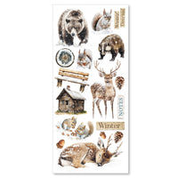 Forest Tales Transparent Adhesive Sheets 5/Pkg
