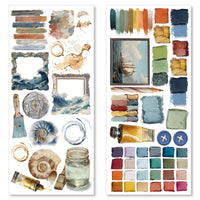 An Artist Journey Transparent Adhesive Sheets 5/Pkg