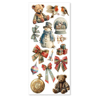Merry & Bright Art Stickers Transparent Adhesive Sheets 5/Pkg