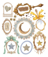 Sticker Set 10/Pkg Whisper Frames