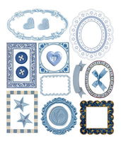 Sticker Set 10/Pkg Whisper Frames