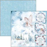 Ciao Bella Winter Journey Paper Pad 12"x12" 12/Pkg