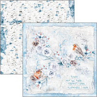 Ciao Bella Winter Journey Paper Pad 12"x12" 12/Pkg