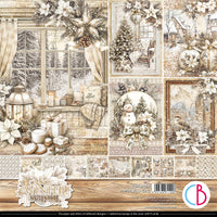 Winter Season Patterns Pad 12"x12" 8/Pkg