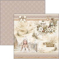 Winter Season Patterns Pad 12"x12" 8/Pkg