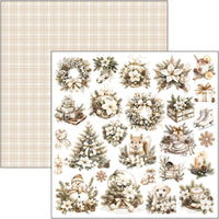 Winter Season Patterns Pad 12"x12" 8/Pkg
