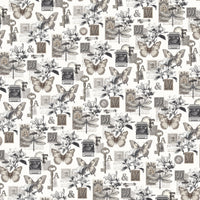 Typographic Paper Pad 12"x12" 12/Pkg