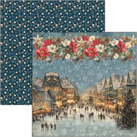 Merry & Bright Paper Pad 12"x12" 12/Pkg